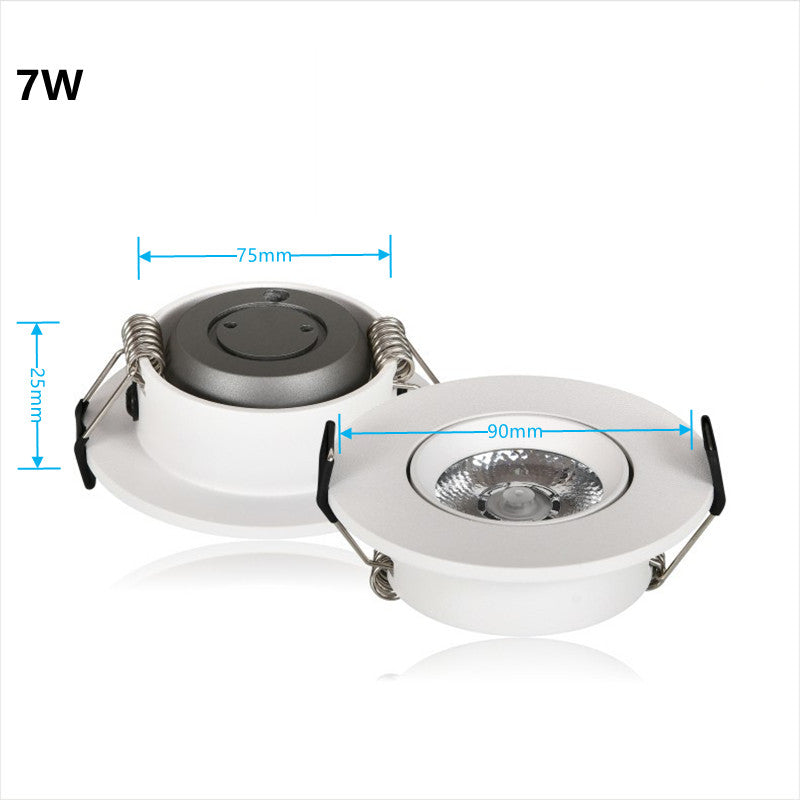 LED Round Ultra-Thin Embedded COB Downlight 3W-25W AC 90-260V Anti-Glare Spotlight 3000K 4000K 6000K For Home Lighting