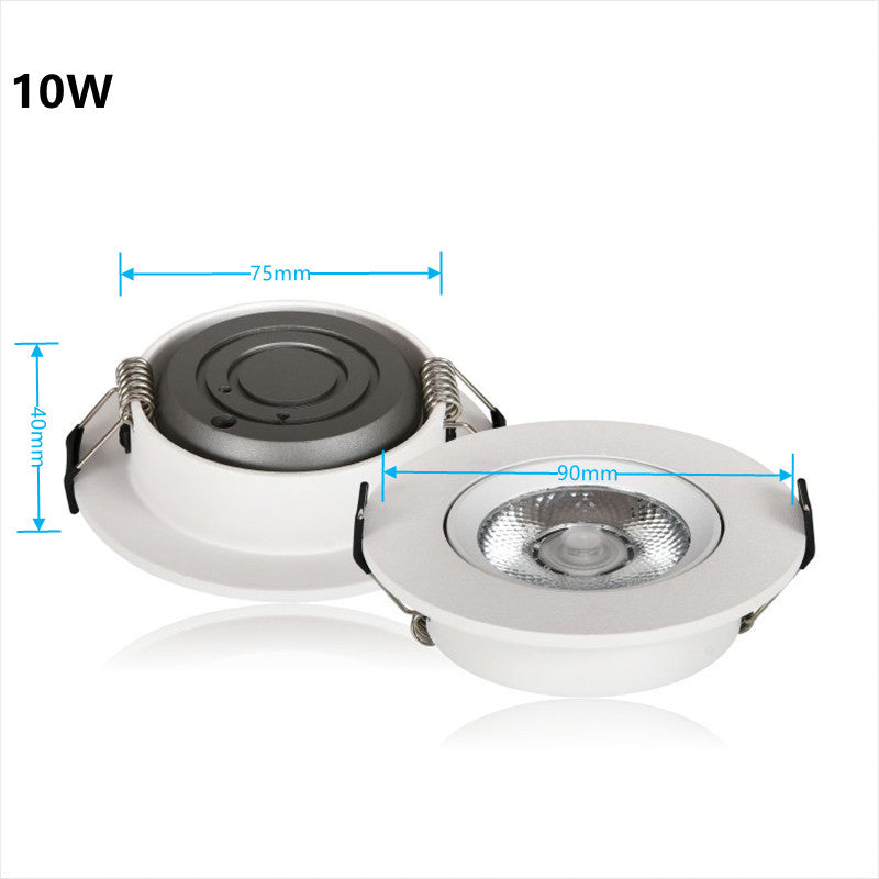 LED Round Ultra-Thin Embedded COB Downlight 3W-25W AC 90-260V Anti-Glare Spotlight 3000K 4000K 6000K For Home Lighting