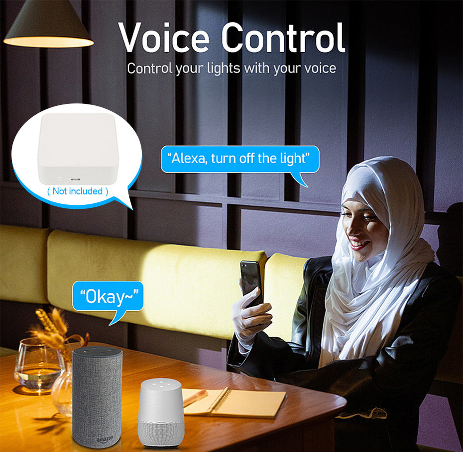 RGB LED Downlight 10W Ceiling Spotlight Lamp Tuya Bluetooth Smart Life APP Control Warm/Cold White Dimmable 220V For Kitchen