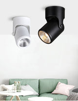 ACETIDE Dimmable High Quality Rotating LED Downlight Surface Mounted Adjustment COB AC85-265V 10W 15W Ceiling Light Spotlight