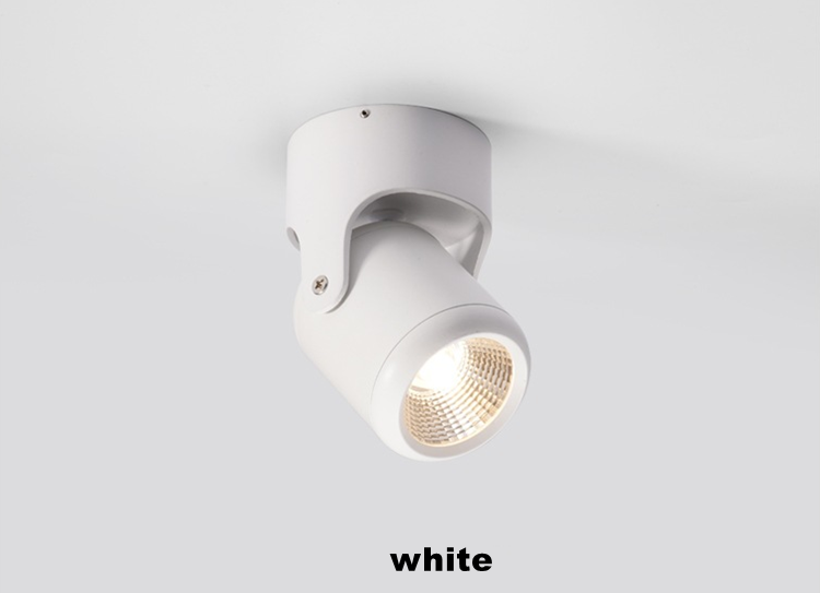 ACETIDE Dimmable High Quality Rotating LED Downlight Surface Mounted Adjustment COB AC85-265V 10W 15W Ceiling Light Spotlight