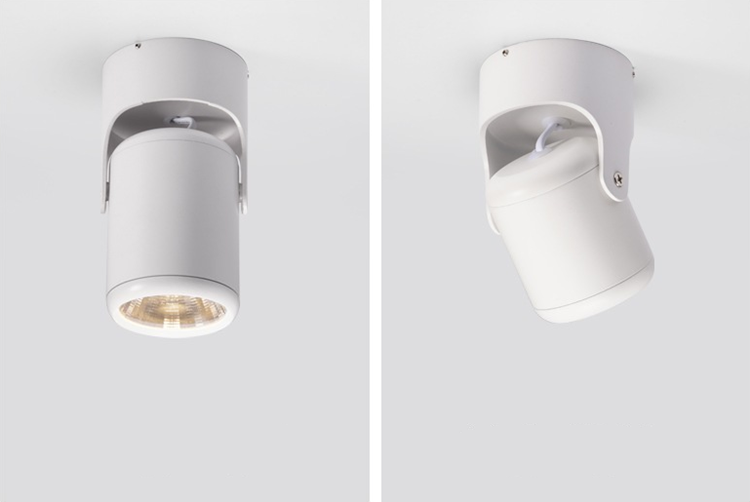 ACETIDE Dimmable High Quality Rotating LED Downlight Surface Mounted Adjustment COB AC85-265V 10W 15W Ceiling Light Spotlight