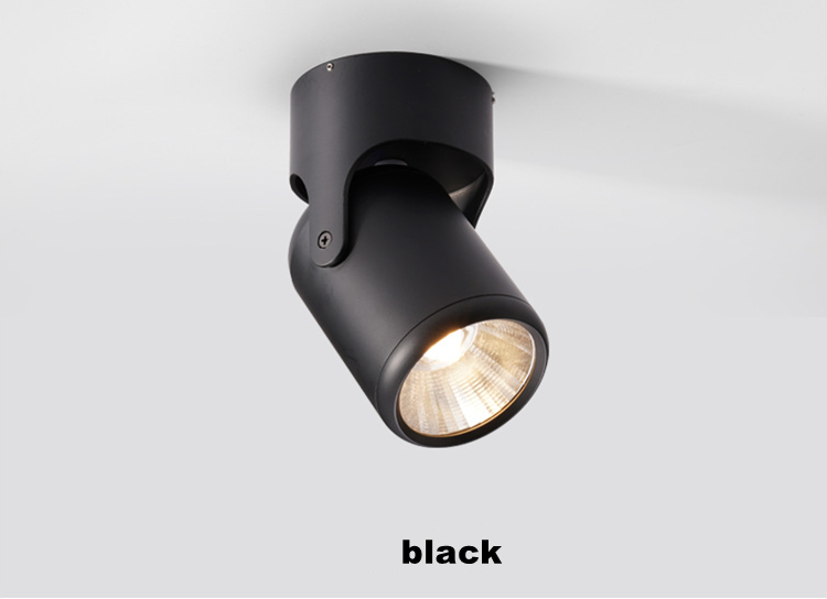 ACETIDE Dimmable High Quality Rotating LED Downlight Surface Mounted Adjustment COB AC85-265V 10W 15W Ceiling Light Spotlight