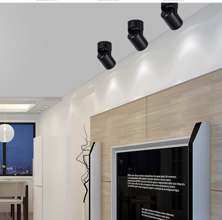 ACETIDE Dimmable High Quality Rotating LED Downlight Surface Mounted Adjustment COB AC85-265V 10W 15W Ceiling Light Spotlight