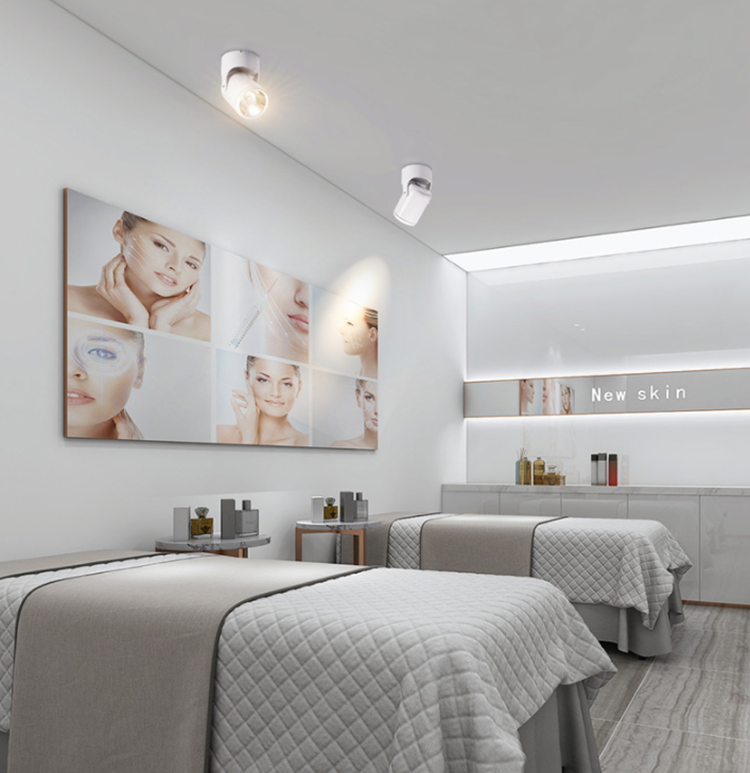 ACETIDE Dimmable High Quality Rotating LED Downlight Surface Mounted Adjustment COB AC85-265V 10W 15W Ceiling Light Spotlight