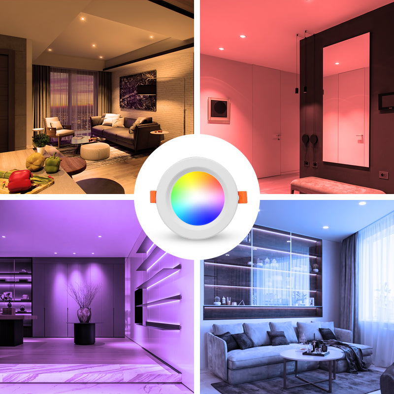 LED Downlights RGB Led Ceiling Spot Recessed Down Light Dimming Spotlight 5W 7W 9W Bluetooth WIFI Smart Home Indoor Lighting