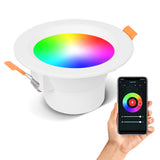 LED Downlights RGB Led Ceiling Spot Recessed Down Light Dimming Spotlight 5W 7W 9W Bluetooth WIFI Smart Home Indoor Lighting