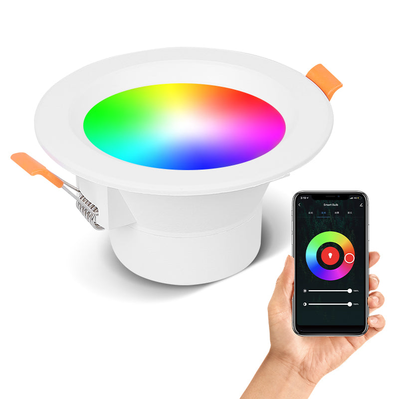LED Downlights RGB Led Ceiling Spot Recessed Down Light Dimming Spotlight 5W 7W 9W Bluetooth WIFI Smart Home Indoor Lighting