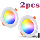 LED Downlights RGB Led Ceiling Spot Recessed Down Light Dimming Spotlight 5W 7W 9W Bluetooth WIFI Smart Home Indoor Lighting