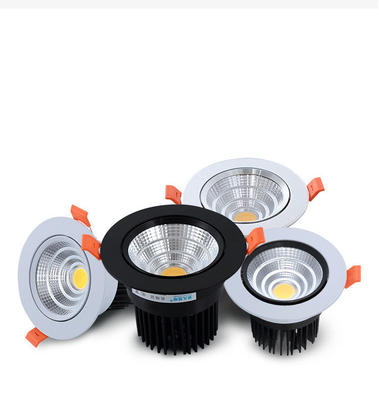 Dimmable Led downlight light COB Ceiling Spot Light 5W 7W 9W 12W 85-265V ceiling recessed Lights Indoor Lighting