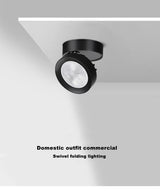 Round Shape 360 Adjustable Angle Led Cob Downlight 7w 9W 12W 15 Led Ceiling Spot Light Pic Background Spotlights TV Background