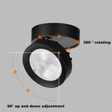 Round Shape 360 Adjustable Angle Led Cob Downlight 7w 9W 12W 15 Led Ceiling Spot Light Pic Background Spotlights TV Background