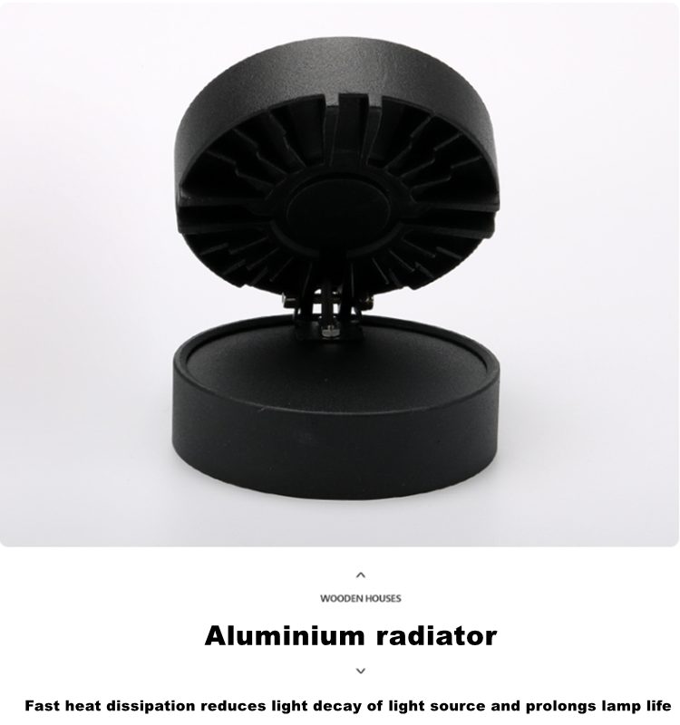 Round Shape 360 Adjustable Angle Led Cob Downlight 7w 9W 12W 15 Led Ceiling Spot Light Pic Background Spotlights TV Background