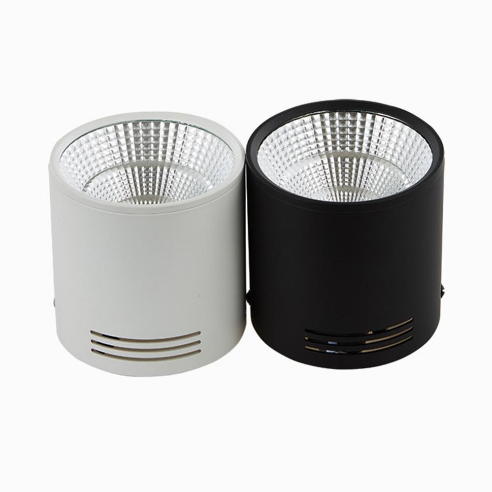 LED Surface Mounted Downlight 2 Colors COB Ceiling Spot Light for Hotel Villa Home Lighting