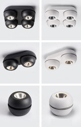 Surface Mounted LED Downlights COB lamps Ceiling 10w 20w 40w Dimmable AC220-240V Spot Lights Indoor lighting