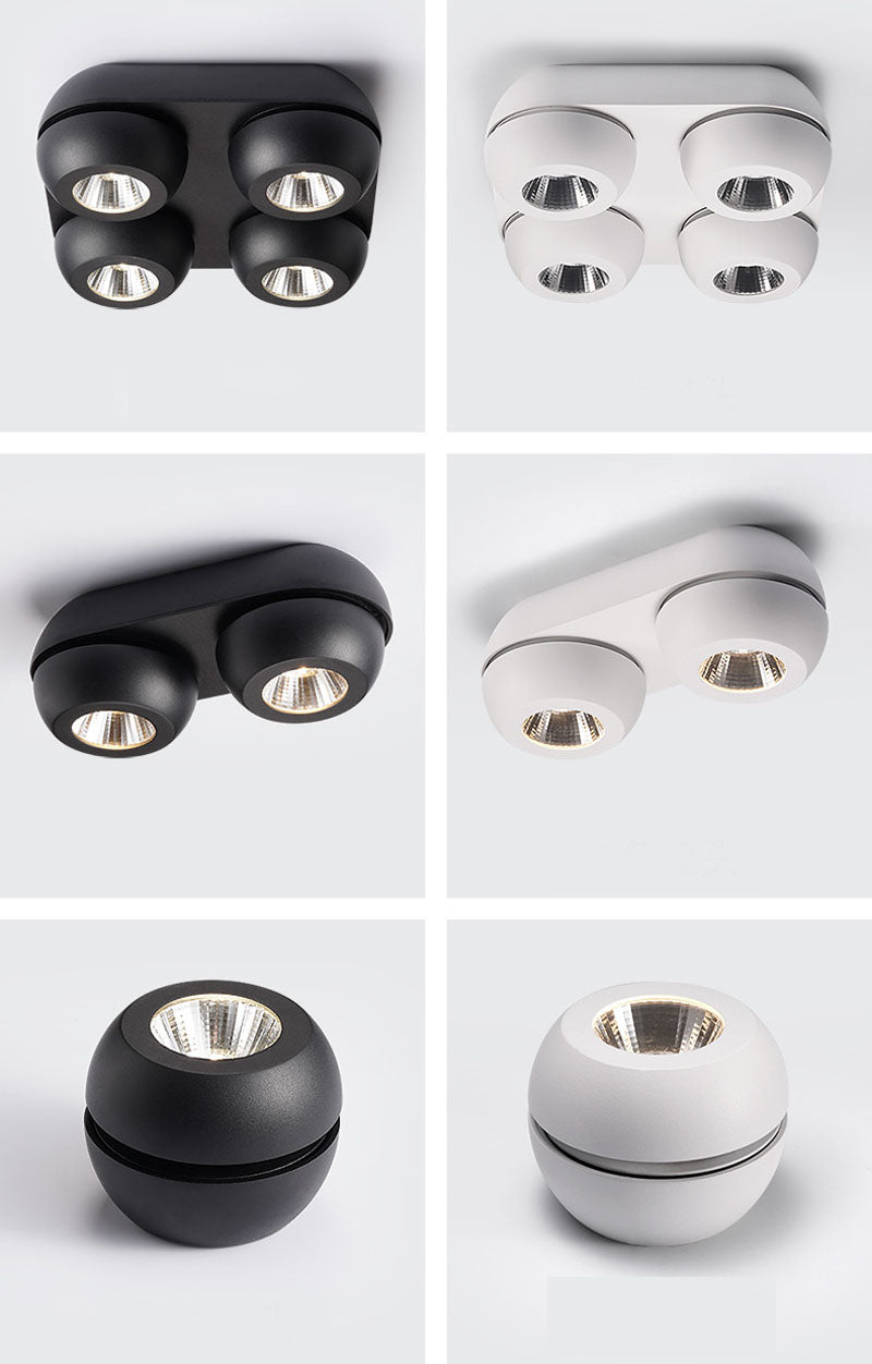 Surface Mounted LED Downlights COB lamps Ceiling 10w 20w 40w Dimmable AC220-240V Spot Lights Indoor lighting