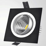 Square Dimmable Recessed COB LED Downlights 5W 7W 9W 12W LED Ceiling Spot Lights AC85~265V LED Ceiling lamps Indoor Lighting
