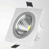 Square Dimmable Recessed COB LED Downlights 5W 7W 9W 12W LED Ceiling Spot Lights AC85~265V LED Ceiling lamps Indoor Lighting