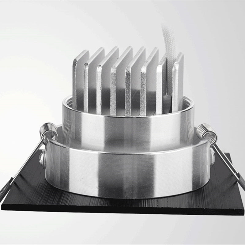 Square Dimmable Recessed COB LED Downlights 5W 7W 9W 12W LED Ceiling Spot Lights AC85~265V LED Ceiling lamps Indoor Lighting