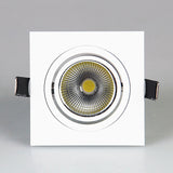 Square Dimmable Recessed COB LED Downlights 5W 7W 9W 12W LED Ceiling Spot Lights AC85~265V LED Ceiling lamps Indoor Lighting