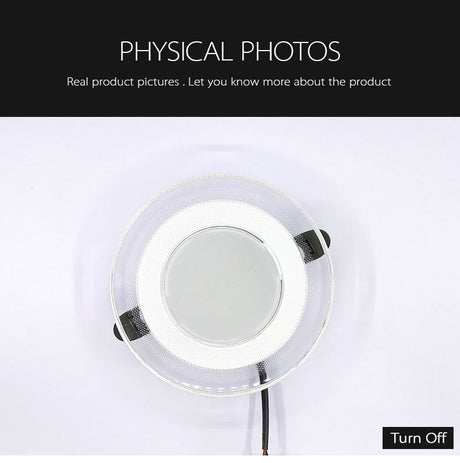 LED Downlight 15W 12W 9W 7W Light Guide Ceiling Recessed Lamps 5W 3W Round Shape Acrylic Panel Indoor High Brightness