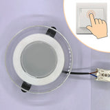 LED Downlight 15W 12W 9W 7W Light Guide Ceiling Recessed Lamps 5W 3W Round Shape Acrylic Panel Indoor High Brightness