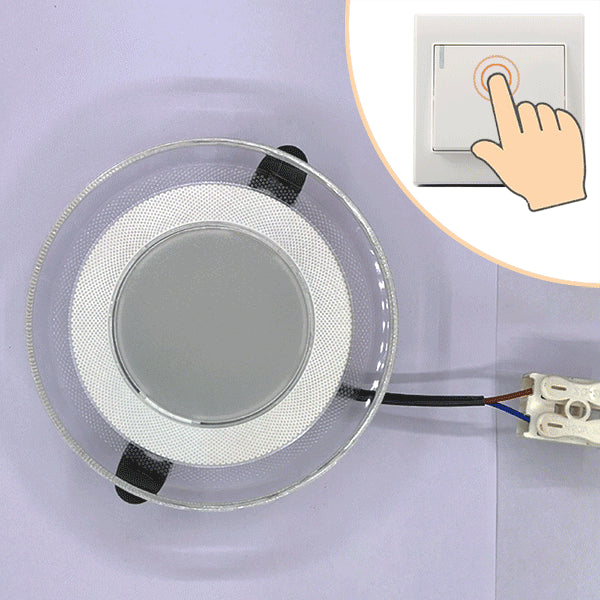 LED Downlight 15W 12W 9W 7W Light Guide Ceiling Recessed Lamps 5W 3W Round Shape Acrylic Panel Indoor High Brightness