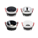 Dimmable Led Downlight Recessed Ceiling Lamp Angle Adjustable Led Spot Light 9W 12W 15W AC110V 220V For Home lighting