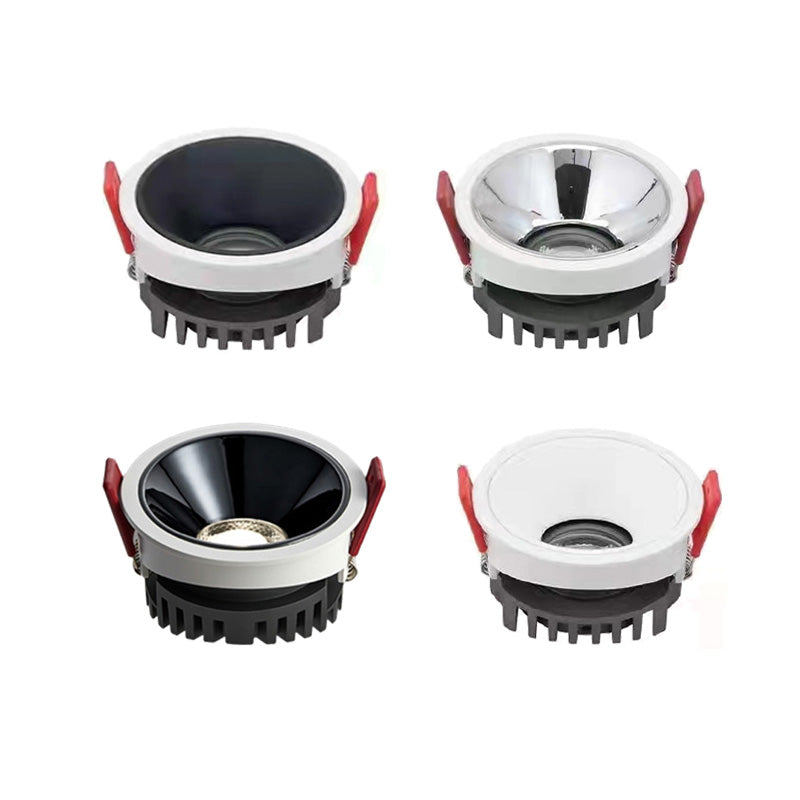 Dimmable Led Downlight Recessed Ceiling Lamp Angle Adjustable Led Spot Light 9W 12W 15W AC110V 220V For Home lighting