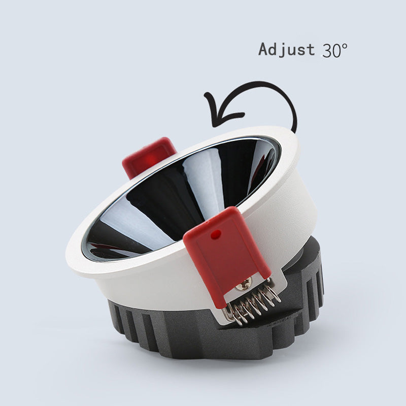 Dimmable Led Downlight Recessed Ceiling Lamp Angle Adjustable Led Spot Light 9W 12W 15W AC110V 220V For Home lighting