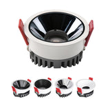 Dimmable Led Downlight Recessed Ceiling Lamp Angle Adjustable Led Spot Light 9W 12W 15W AC110V 220V For Home lighting