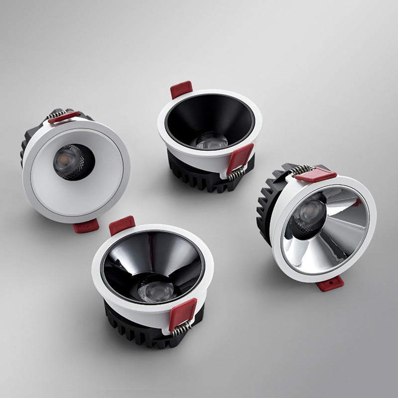 Dimmable Led Downlight Recessed Ceiling Lamp Angle Adjustable Led Spot Light 9W 12W 15W AC110V 220V For Home lighting