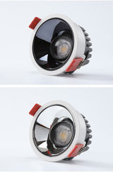 Dimmable Led Downlight Recessed Ceiling Lamp Angle Adjustable Led Spot Light 9W 12W 15W AC110V 220V For Home lighting