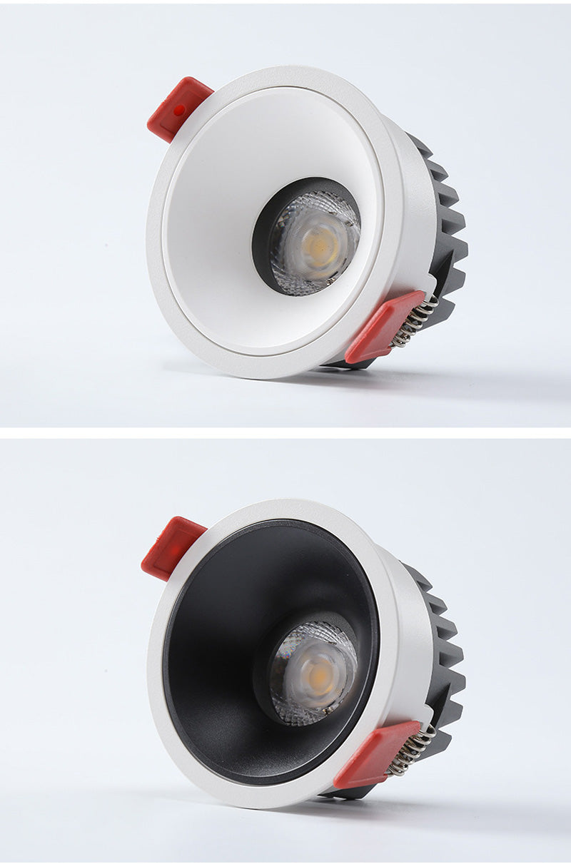 Dimmable Led Downlight Recessed Ceiling Lamp Angle Adjustable Led Spot Light 9W 12W 15W AC110V 220V For Home lighting