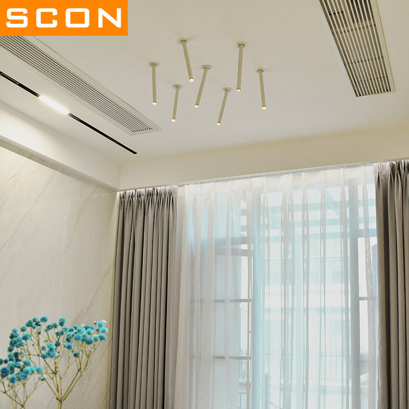 SCON LED Downlight 220V Creative adjustable angle Recessed in Ceiling Downlight Light Recessed Downlight Warm white Lamp 2W 5W