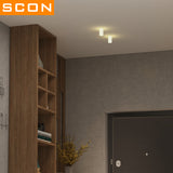SCON LED Downlight 220V Creative adjustable angle Recessed in Ceiling Downlight Light Recessed Downlight Warm white Lamp 2W 5W