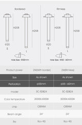 SCON LED Downlight 220V Creative adjustable angle Recessed in Ceiling Downlight Light Recessed Downlight Warm white Lamp 2W 5W