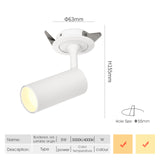 SCON LED Downlight 220V Creative adjustable angle Recessed in Ceiling Downlight Light Recessed Downlight Warm white Lamp 2W 5W