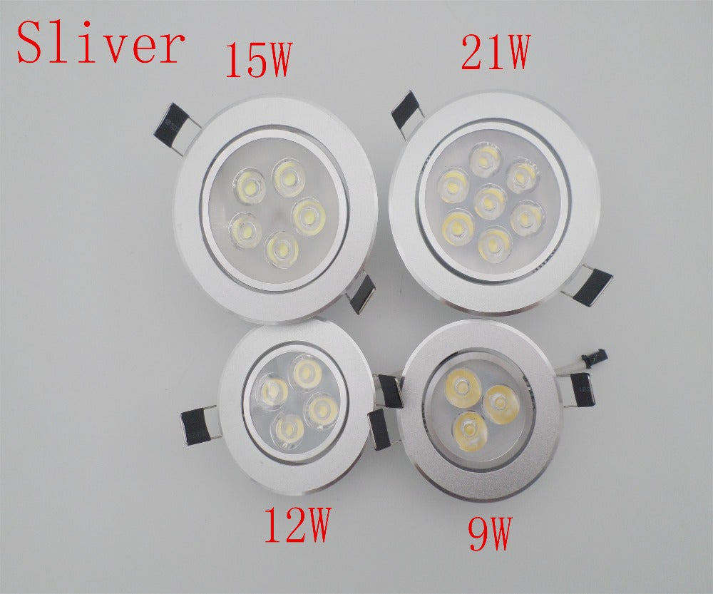 LED downlight spot LED Ceiling Recessed Hot Sale 6W 9W 12W 15W 21W AC220V Downlight Dimmable led Downlight LED Spot Light