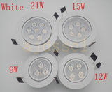 LED downlight spot LED Ceiling Recessed Hot Sale 6W 9W 12W 15W 21W AC220V Downlight Dimmable led Downlight LED Spot Light