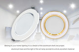 LED Downlight Ceiling 5W 9W 12W 15W 18W Led Ceiling Lamp Round Recessed AC 220V 230V 240V White/Warm white New type Downlight