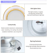 LED Downlight Ceiling 5W 9W 12W 15W 18W Led Ceiling Lamp Round Recessed AC 220V 230V 240V White/Warm white New type Downlight