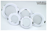 LED Downlight Ceiling 5W 9W 12W 15W 18W Led Ceiling Lamp Round Recessed AC 220V 230V 240V White/Warm white New type Downlight