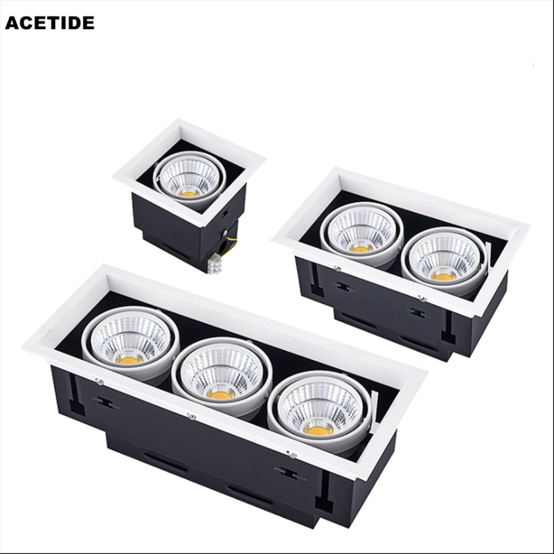 ACETIDE Dimmable COB Led Downlight Light Ceiling Spot Light 10W/20W/30W AC85-265V Indoor Lighting Ceiling Recessed Lights