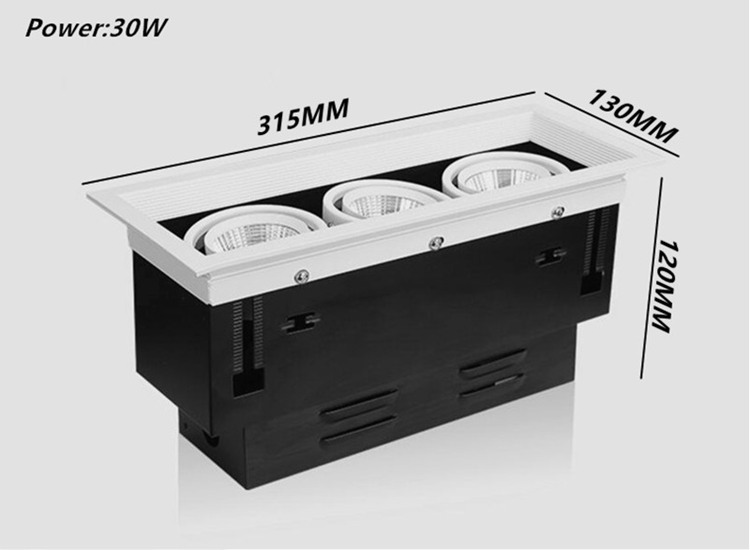 ACETIDE Dimmable COB Led Downlight Light Ceiling Spot Light 10W/20W/30W AC85-265V Indoor Lighting Ceiling Recessed Lights