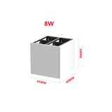 Surface Mounted Quare 8W LED Cube Ceiling Downlight for Room/Corridor/Hallway AC85-260V COB Spot light for indoor lighting