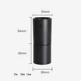 Dimmable Rotation COB Ceiling 7W 12W 15W LED Downlights Surface Mounted AC85~265V  Wash Wall Lamp Warm Cold White Indoor Lighting