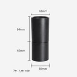 Dimmable Rotation COB Ceiling 7W 12W 15W LED Downlights Surface Mounted AC85~265V  Wash Wall Lamp Warm Cold White Indoor Lighting