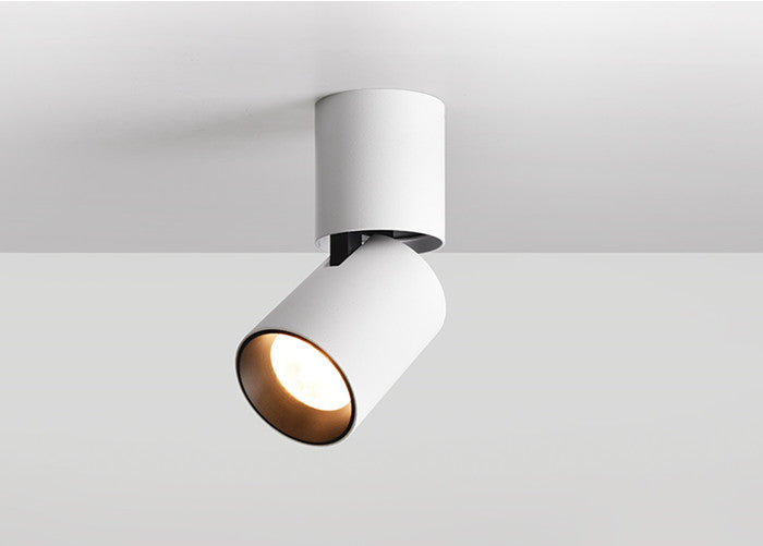 Dimmable Rotation COB Ceiling 7W 12W 15W LED Downlights Surface Mounted AC85~265V  Wash Wall Lamp Warm Cold White Indoor Lighting