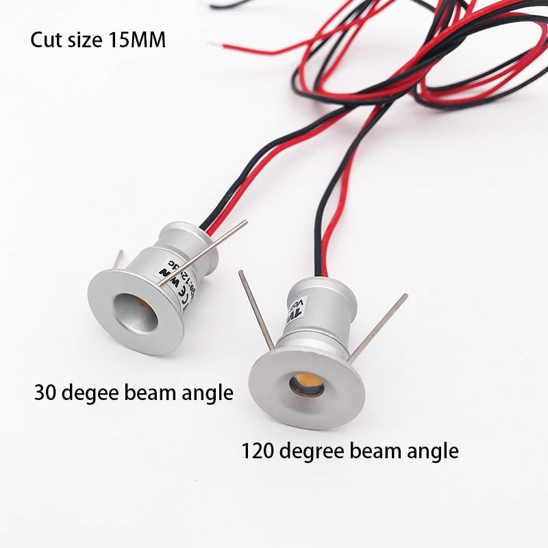 IP65 1W Mini LED Downlight 12V Ceiling Spotlight Bedroom Kitchen Focos Spot Light Staircase Cabinet Party Lamps